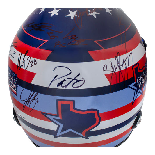Java House Grand Prix of Arlington Autographed Full-Size Helmet