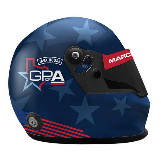 2027 Java House Grand Prix of Arlington Mini Helmet - Front Right View