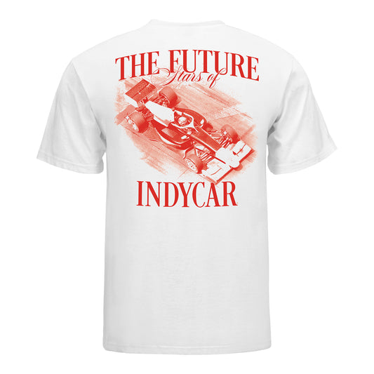2026 INDY NXT Future Stars T-Shirt in White - Back View