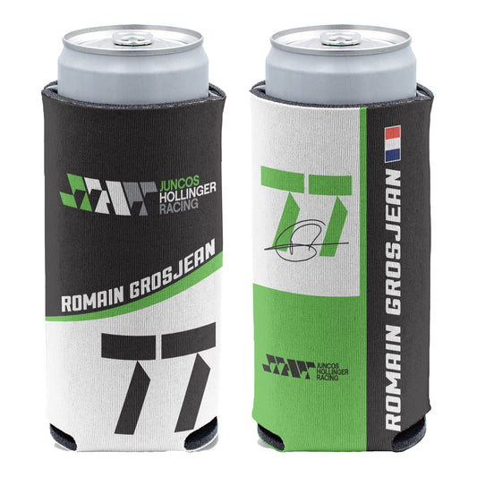 2024 Romain Grosjean Slim Can Cooler - front and back view