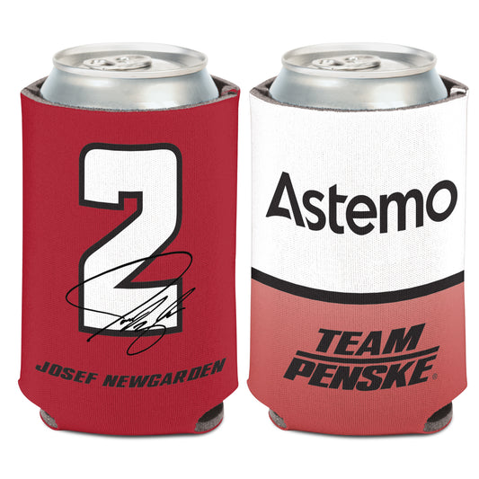 2025 Josef Newgarden Can Cooler - Front and Back View