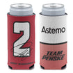 2025 Josef Newgarden Slim Can Cooler - Front and Back View