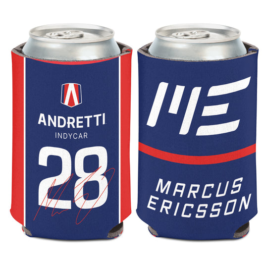 2025 Marcus Ericsson Can Cooler - Front and Back View