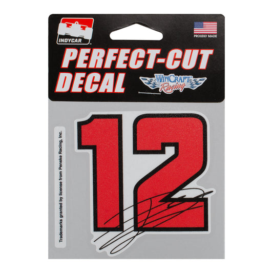 David Malukas #12 Decal - Front View