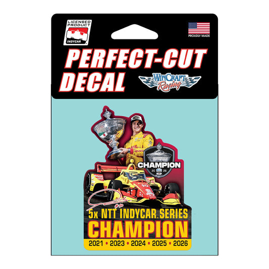 2026 NTT INDYCAR Series Champion Decal - Front View