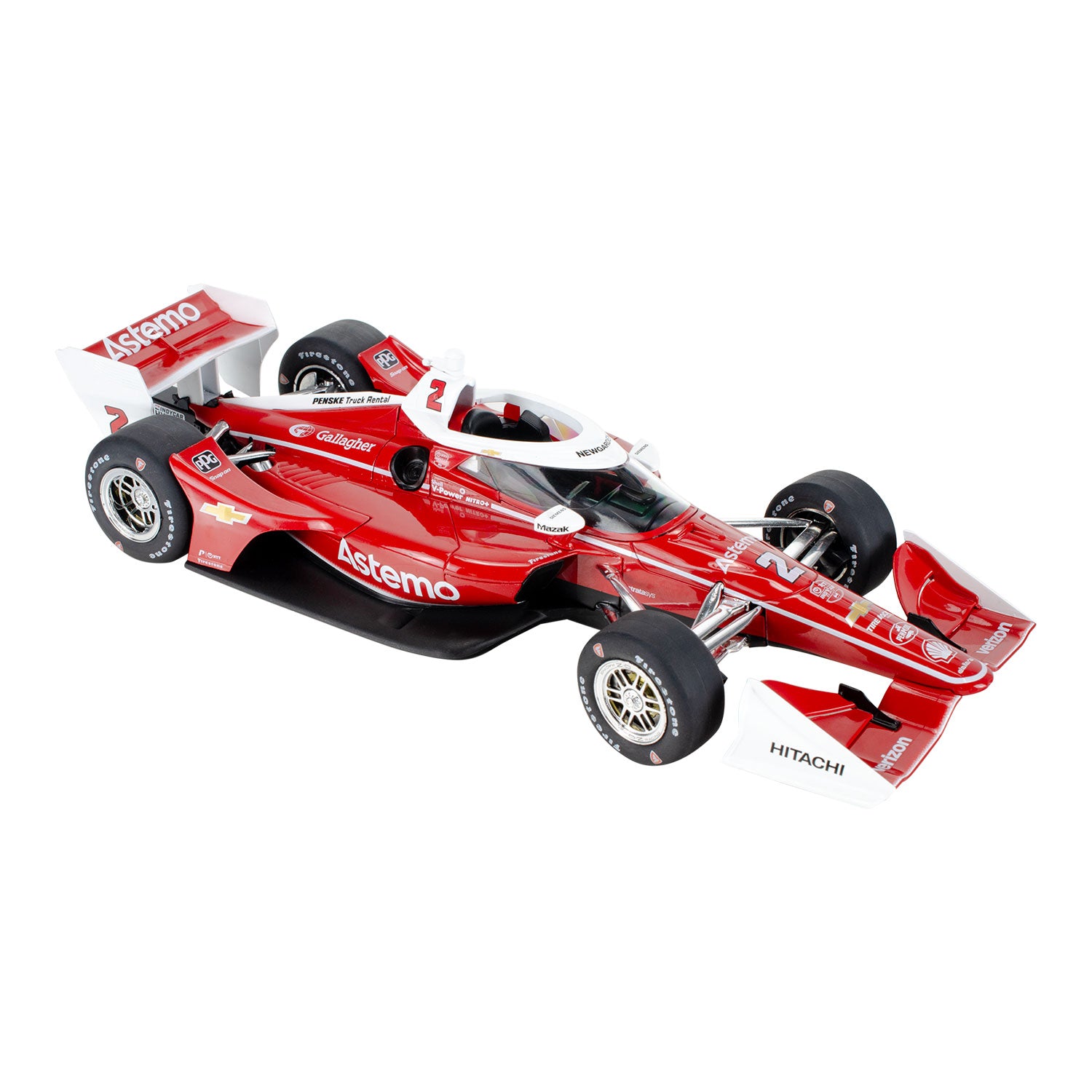 2025 Josef Newgarden Astemo Diecast - 1:18 - front left view