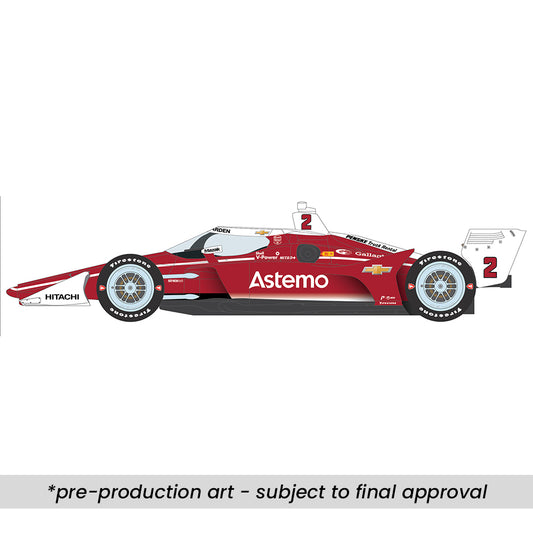 2025 Josef Newgarden Astemo Diecast - 1:64 - Side View