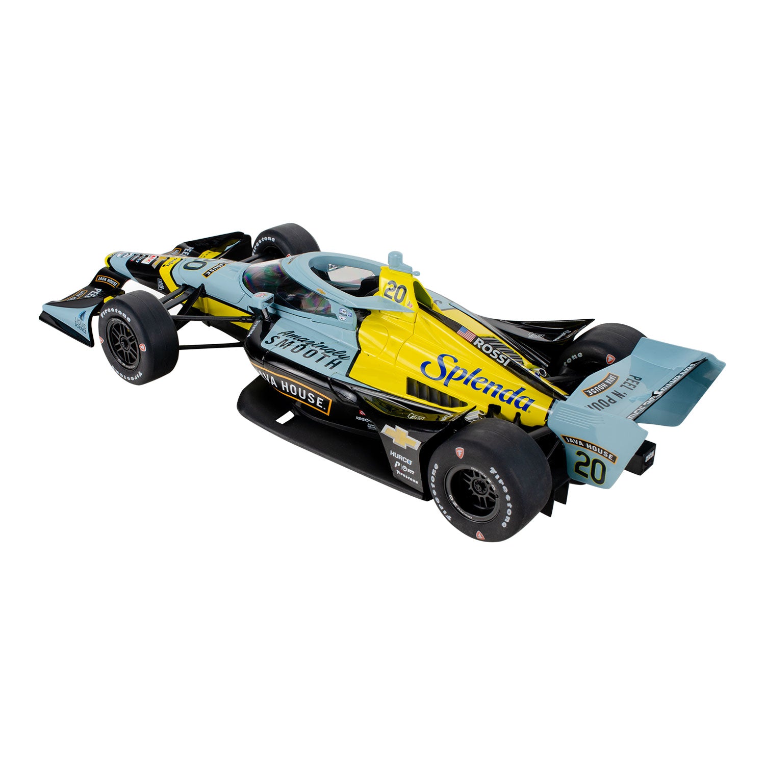 2025 Alexander Rossi Java House Diecast - 1:18 - rear right view