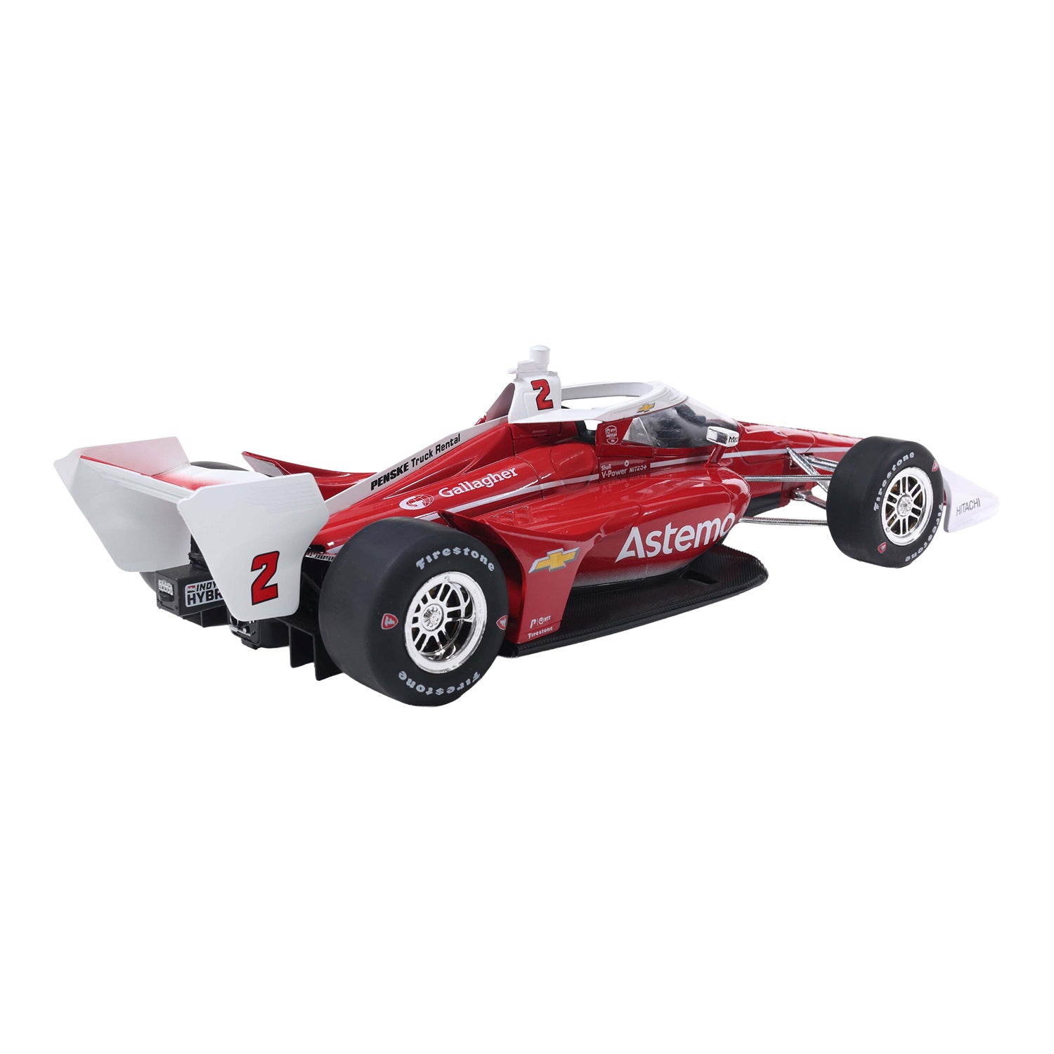 2026 Josef Newgarden Astemo Diecast- 1:18 in Red - Back View