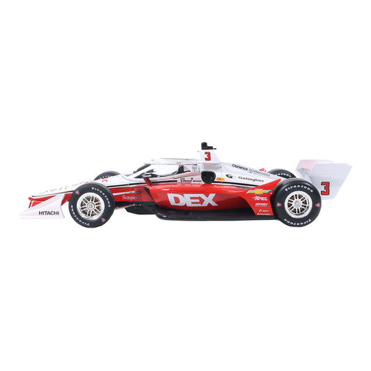 2026 Scott McLaughlin DEX Diecast- 1:18 in White and Red - Left Side View