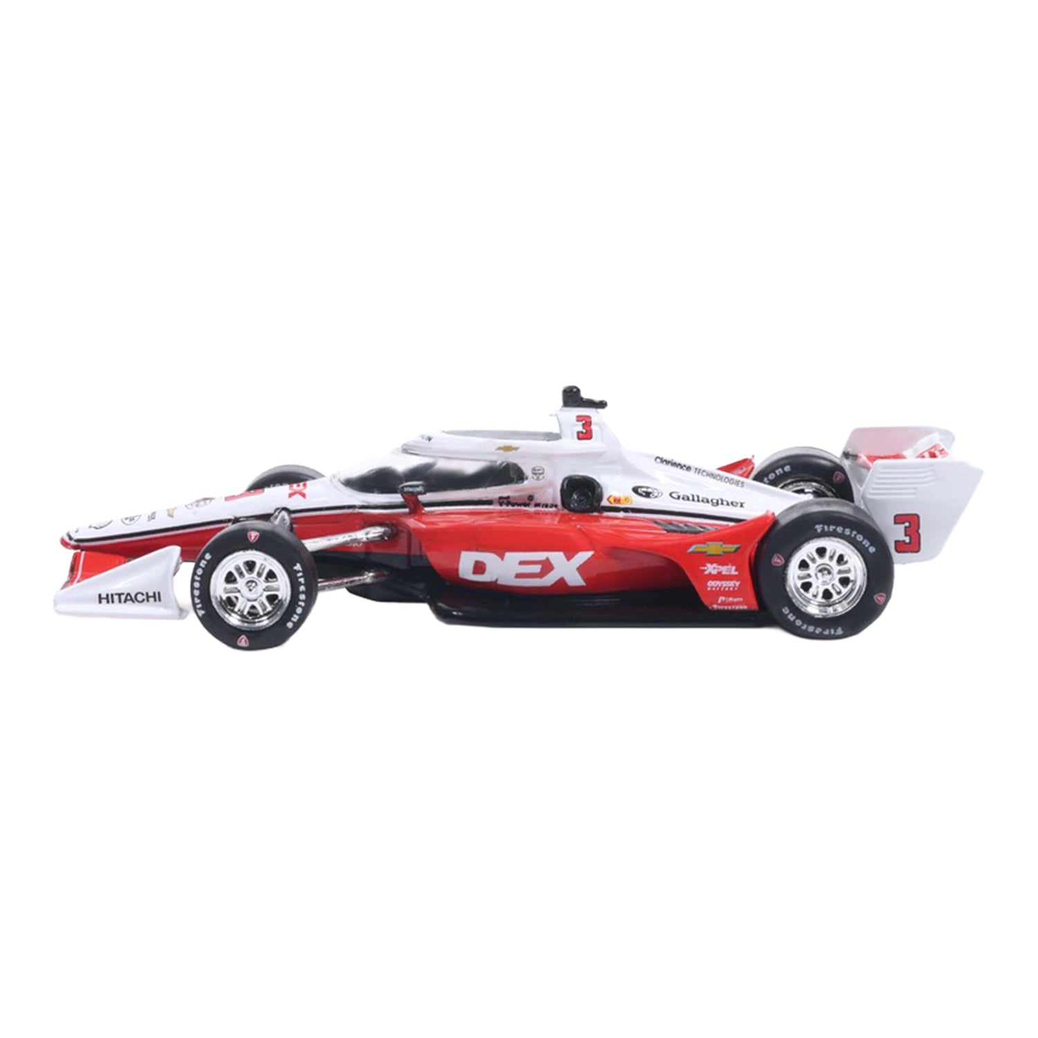 2026 Scott McLaughlin DEX Diecast- 1:64 in Red - Side view