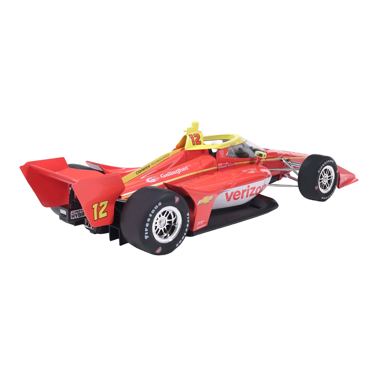 2026 David Malukas Verizon Diecast- 1:18 in Red - Back View