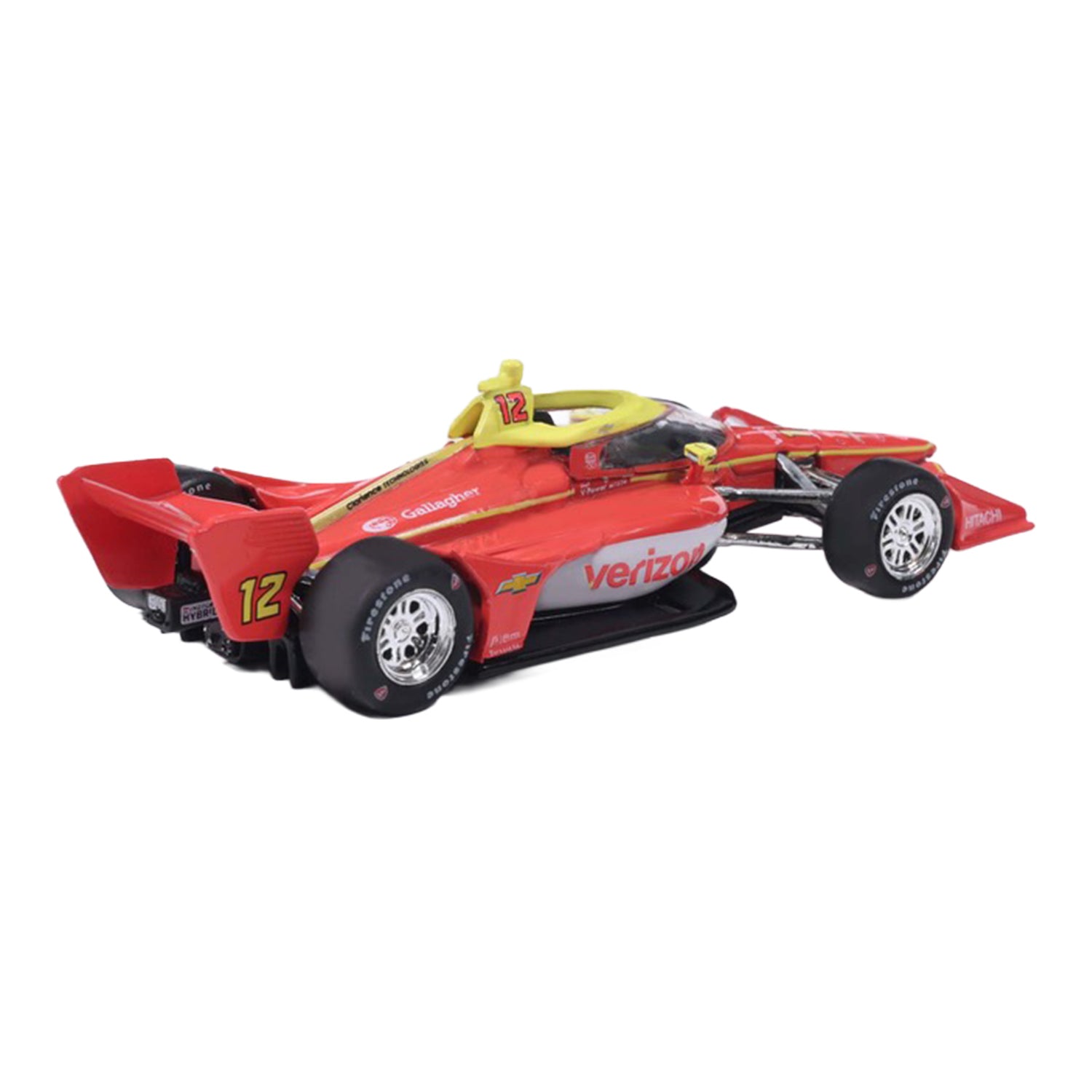 2026 David Malukas Verizon Diecast- 1:64 in Red - Back View