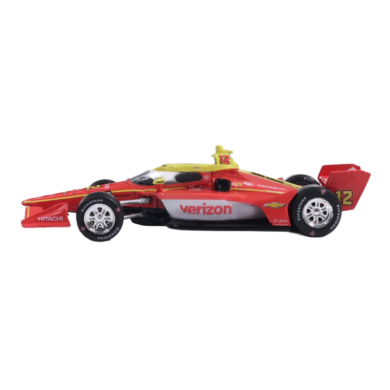 2026 David Malukas Verizon Diecast- 1:64 in Red - Side View