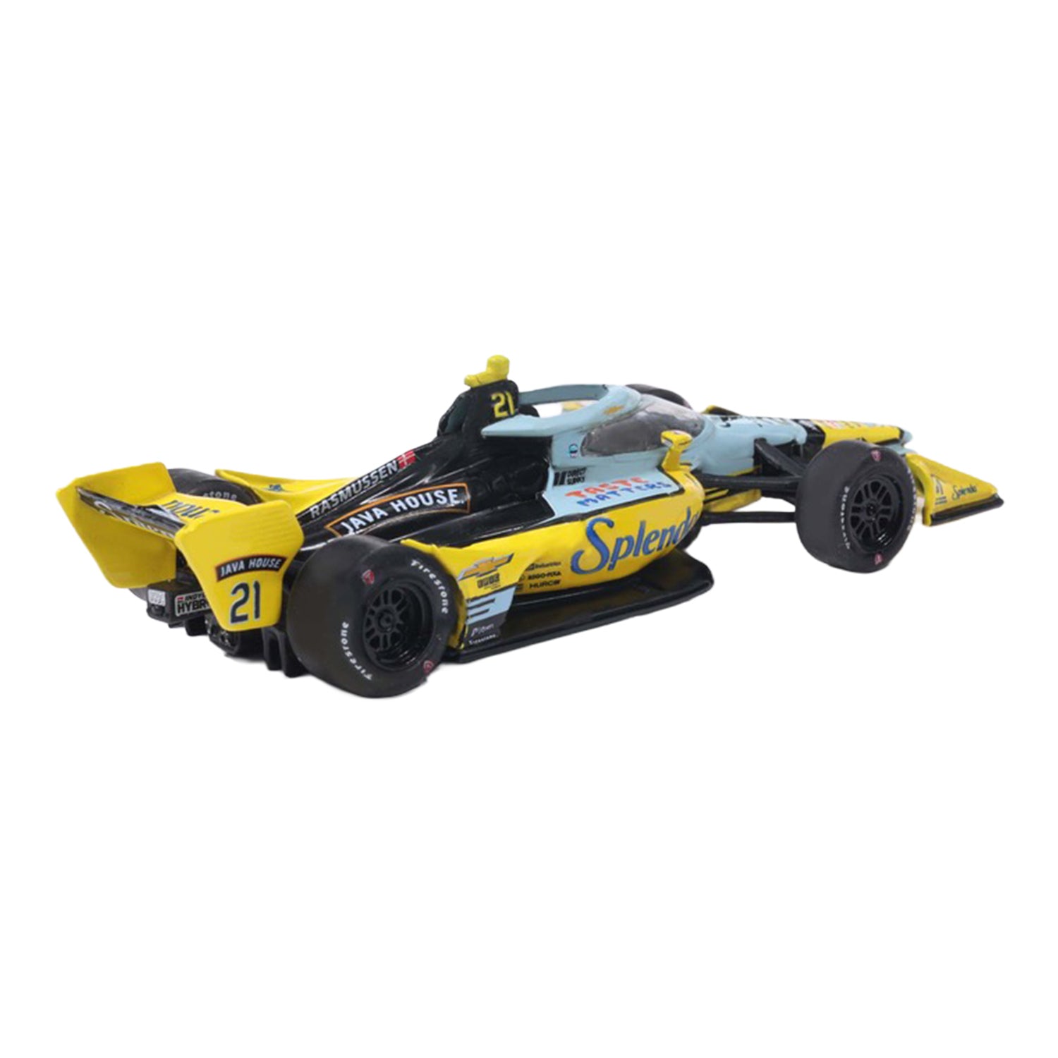 2026 Christian Rasmussen Splenda Diecast- 1:64 in yellow - Back view