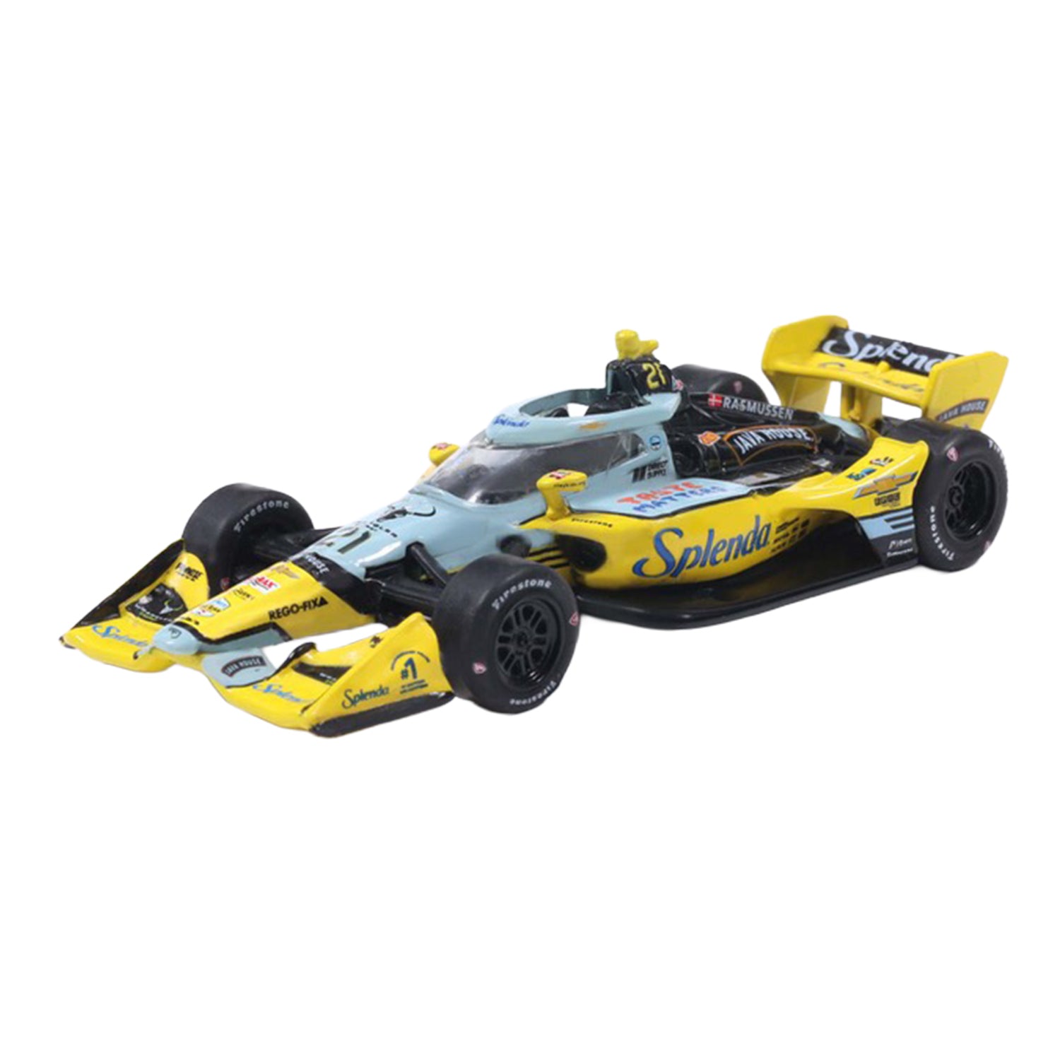 2026 Christian Rasmussen Splenda Diecast- 1:64 in yellow - Front View