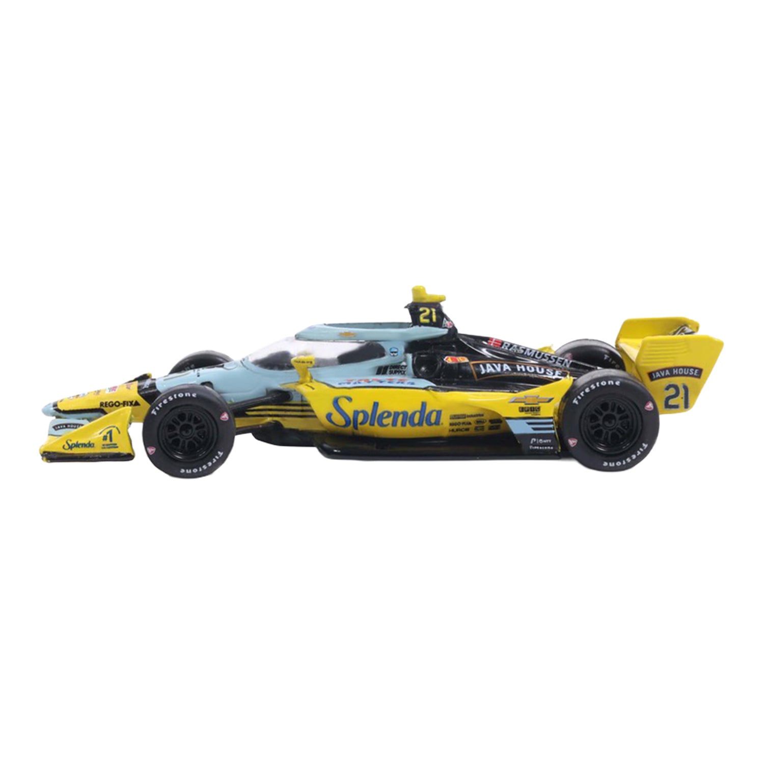 2026 Christian Rasmussen Splenda Diecast- 1:64 in yellow - side view
