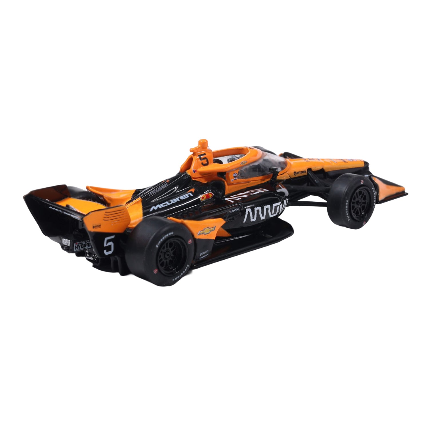 2026 Pato O'Ward Arrow McLaren Diecast- 1:64 in orange - Back view