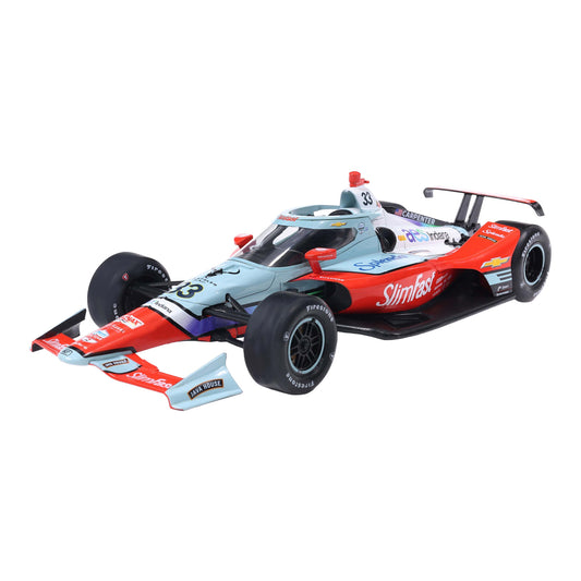 2026 Ed Carpenter Slim Fast Diecast- 1:18 in Red - Front Left View