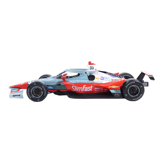 2026 Ed Carpenter Slim Fast Diecast- 1:18 in red - Left side view