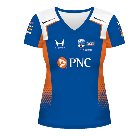 2026 Scott Dixon PNC Ladies Jersey in Blue - Front View