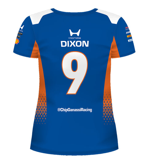 2026 Scott Dixon PNC Ladies Jersey in Blue - Back View