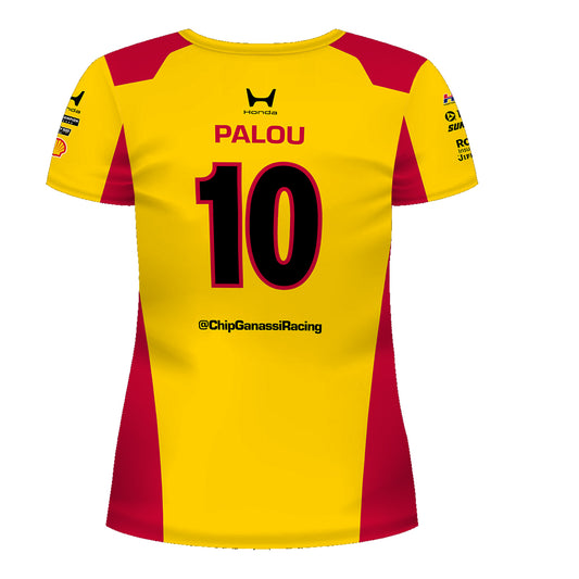 2026 Alex Palou DHL Ladies Jersey in Yellow - Back View