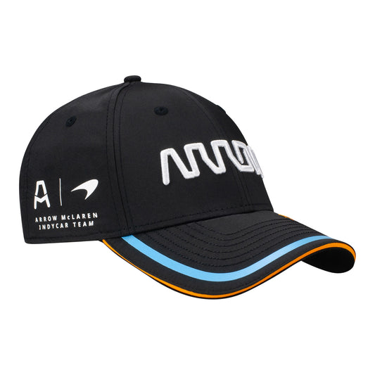 2023 Alexander Rossi Arrow McLaren Hat in black, side view