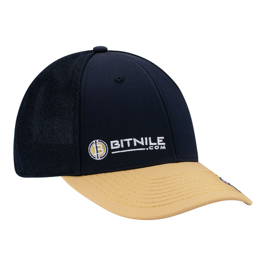 2023 Ed Carpenter Bitnile Hat in black and tan, side view