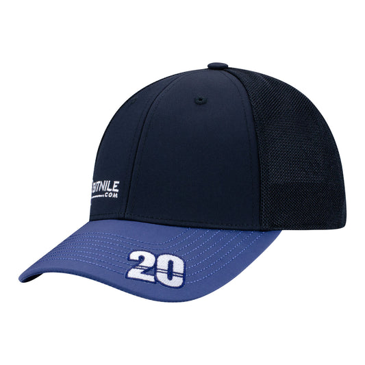 2023 Conor Daly Bitnile Hat in black and blue, front view