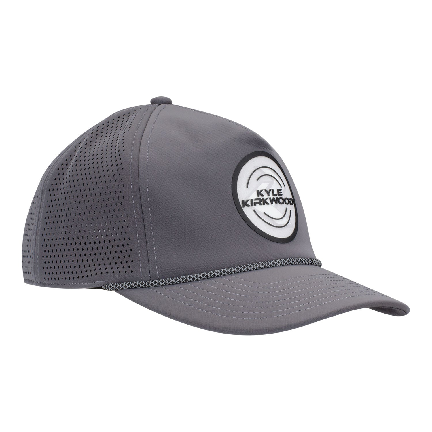 2025 Kyle Kirkwood Hat in Grey - Front Right View