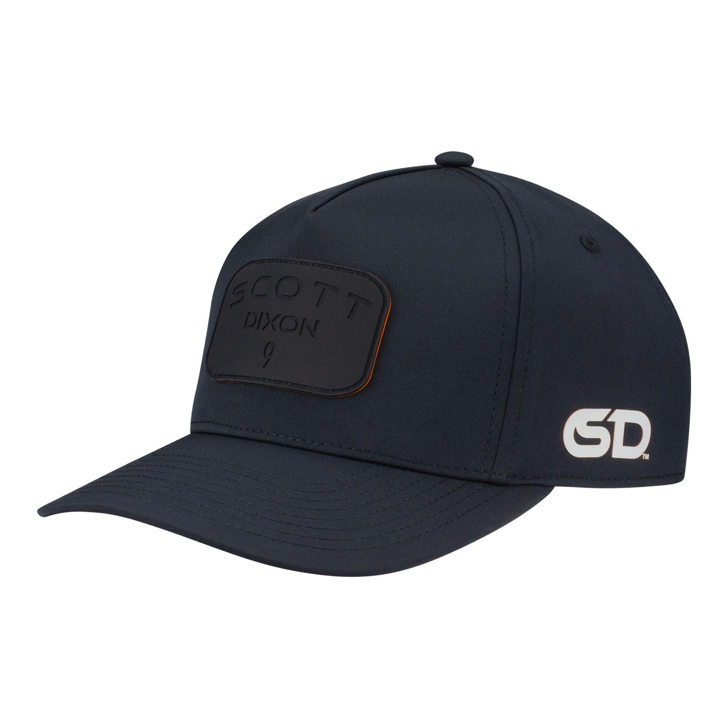 2025 Scott Dixon Stealth Hat in Black - Front Left View