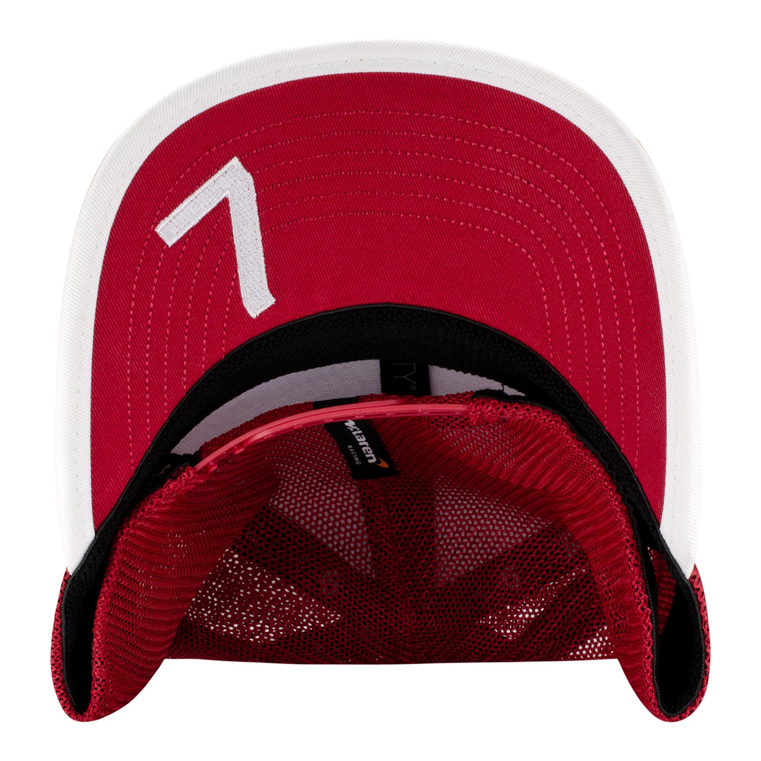 2025 Christian Lundgaard SE Month of May Hat in Red - Underbrim View 