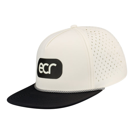 2025 Ed Carpenter Racing Tan Team Hat in White - Front Left View