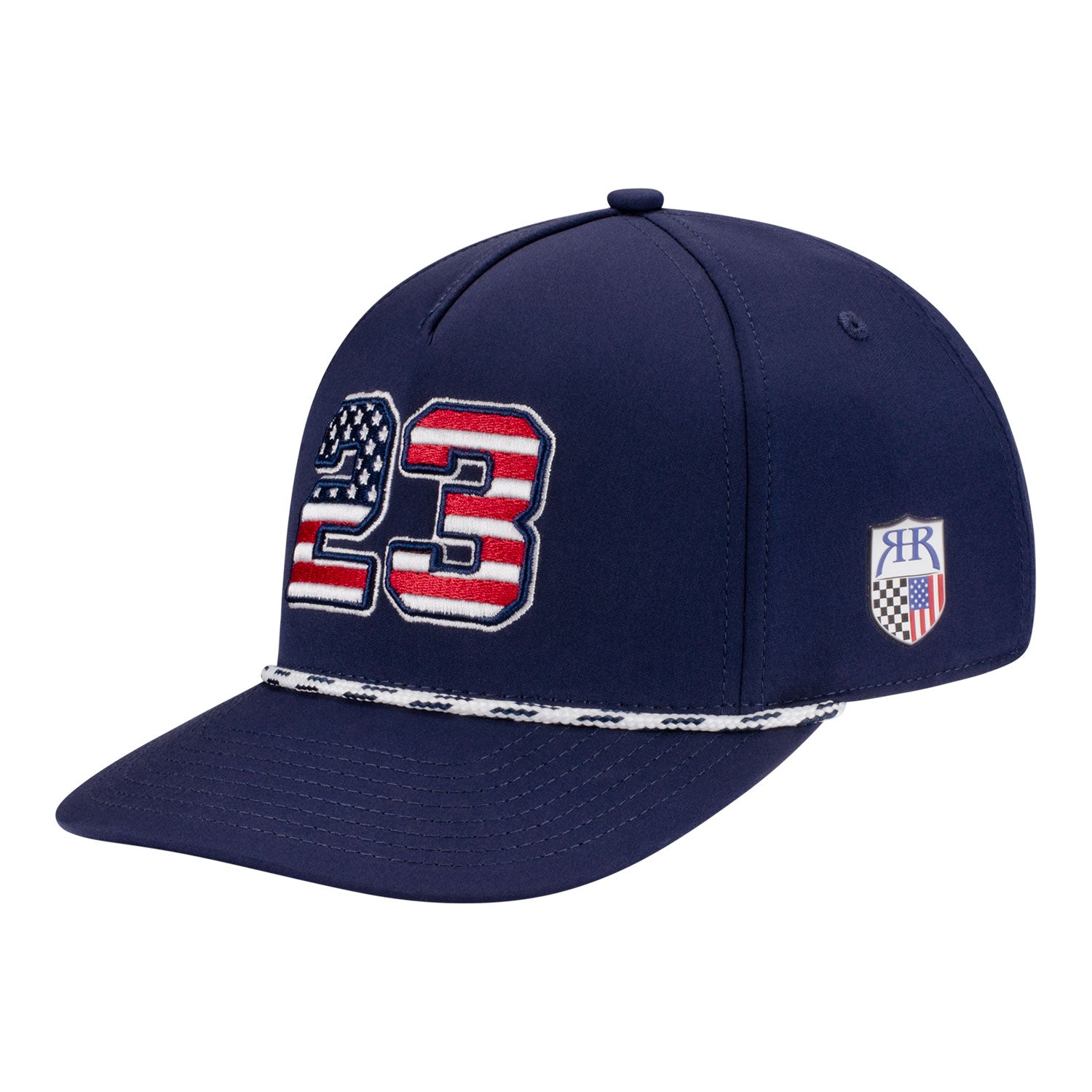 2025 Ryan Hunter-Reay Hat in Blue - Front Left View 