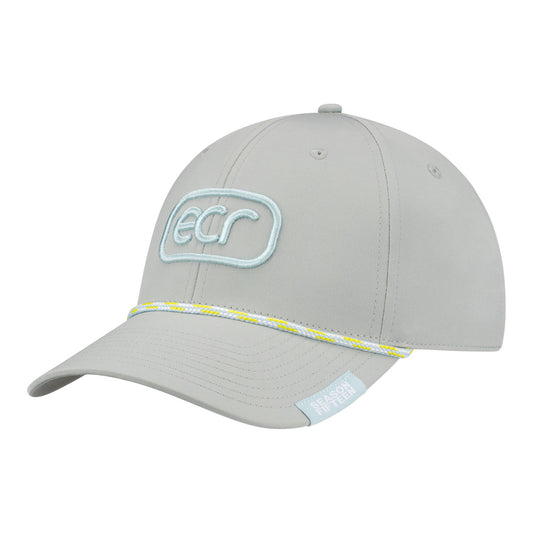 2026 ECR Performance Season Fifteen Hat in Grey - Front Left View