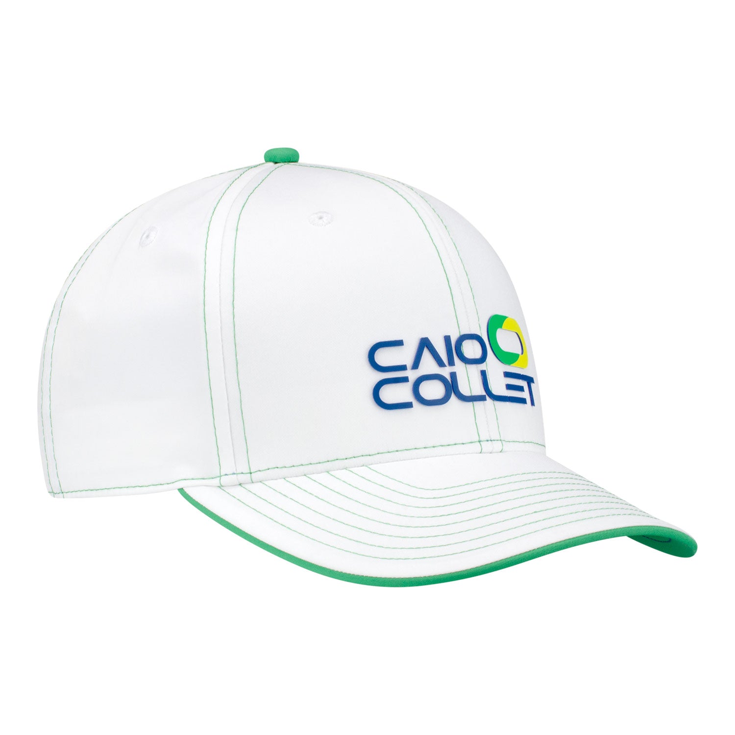 2026 Caio Collet Driver Hat in White - Front Right View
