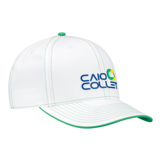 2026 Caio Collet Driver Hat in White - Front Right View