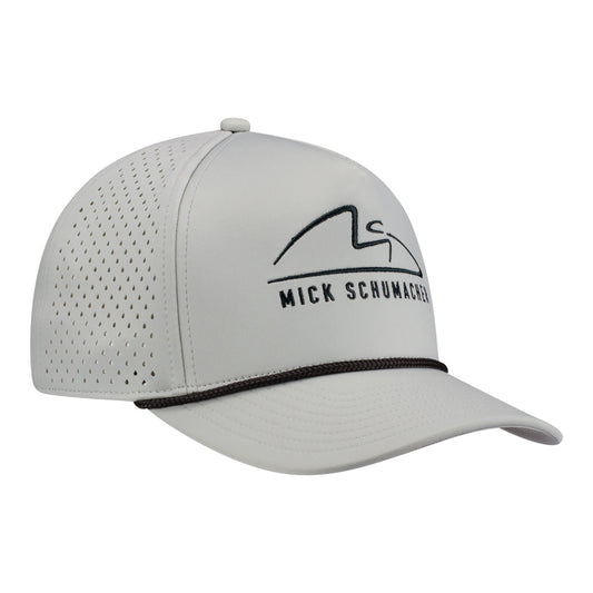 Mick Schumacher Hat In Grey & Black - Angled Right Side View