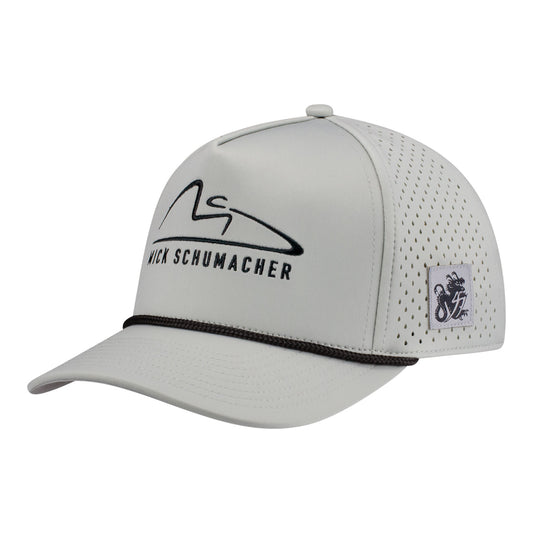 Mick Schumacher Hat In Grey & Black - Angled Left Side View