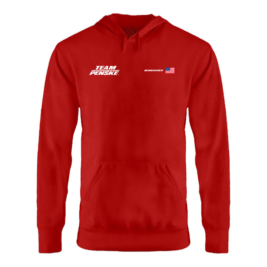 Josef Newgarden 2026 Uniform Hoodie in Red - Front View