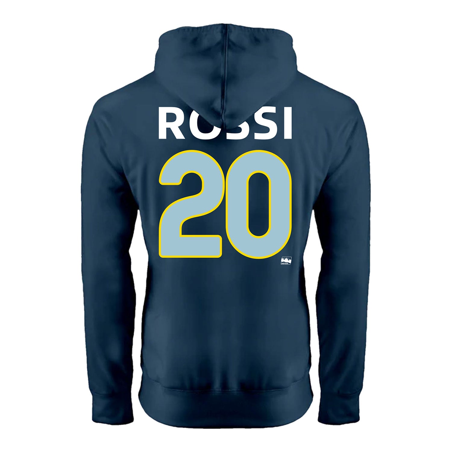 Alexander Rossi 2026 Uniform Hoodie in Blue - Back View