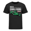 2023 Marcus Armstrong Car Shirt in black, front view
