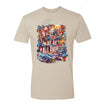 #ALL ANDRETTI T-SHIRT in cream, front view