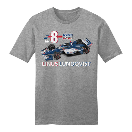 2024 Linus Lundqvist Car Shirt - front view