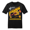 2025 NTT INDYCAR Series Champion T-Shirt in Black - Front View