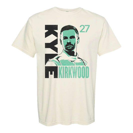 Kyle Kirkwood 2026 T-Shirt in White - Front View