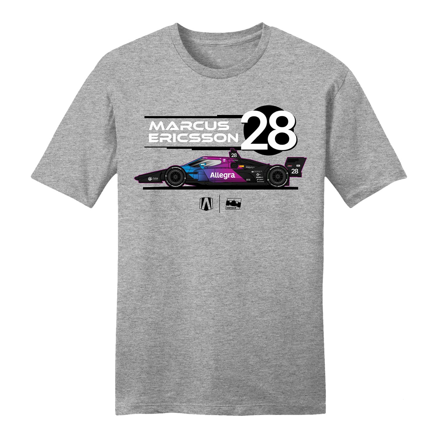 2026 Marcus Ericsson Allegra Shirt in Grey - Front View