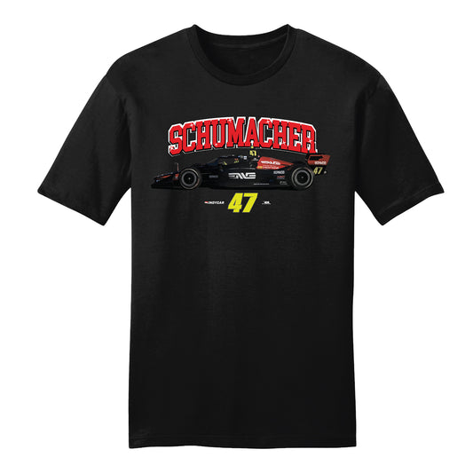 2026 Mick Schumacher ENVE T-Shirt In Black - Front View