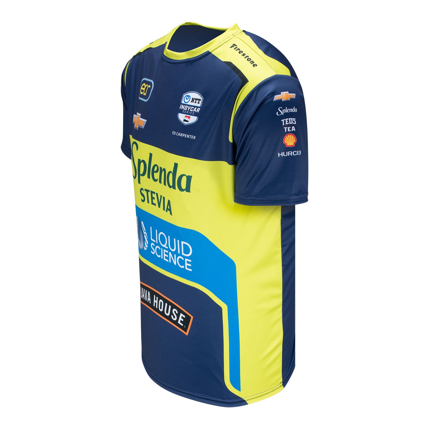 2025 Ed Carpenter Jersey in Blue - Left Side View